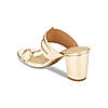 Rocia Beige Women Block Heel Kolhapuri