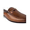 Imperio Tan Men Textured Leather Mules