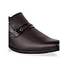 Regal Mens Maroon Textured Leather Formal shoes