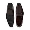 Regal Mens Maroon Textured Leather Formal shoes