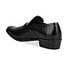 Regal Mens Black Textured Leather Formal shoes