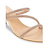 Rocia Rose Gold Women Diamond Strap Stilettos