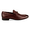 Imperio Cherry Men Formal Saddle Leather Slip On Shoes