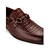 Imperio Cherry Men Formal Saddle Leather Slip On Shoes