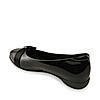 Rocia Black Women Patent Buckled Ballerinas