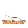 Rocia White Women Textured Sandals