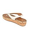 Rocia White Women Textured Sandals