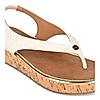 Rocia White Women Textured Sandals