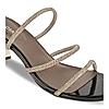 Rocia Gun Metal Women Diamante Strap Sandals