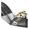 Rocia Black Women Vinyl Chained Sandals