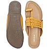 Rocia Mustard Women Casual Kolhapuri Flats