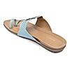 Rocia Blue Women Casual Kolhapuri Flats