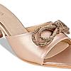 Rocia Rose Gold Women Diamond Bow Stilettos