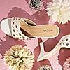 Rocia White Women Rivet Studded Stilettos