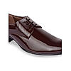 Regal Maroon Men Formal Leather Patent Shoes