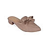Rocia Chickoo Women Suede Bow Tie Mules