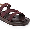 Rocia By Regal Brown Women Zig-Zag Strappy Flats