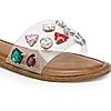 Rocia By Regal Transparent Women Vinyl Diamond Studded Flats