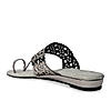 Rocia By Regal Gun Metal Women Laser Cut Flats