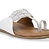 Rocia By Regal White Women Kolhapuri Flats