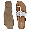 Rocia By Regal White Women Kolhapuri Flats