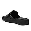 Rocia By Regal Black Women Stylish Buckled Flats