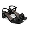 Rocia By Regal Black Women Classic Block Heel Sandals