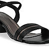 Rocia By Regal Black Women Classic Block Heel Sandals