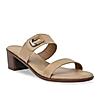 Rocia By Regal Beige Women Classic Block Heel Sandals