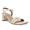 Rocia By Regal Cream Women Classic Block Heel Sandals