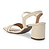 Rocia By Regal Cream Women Classic Block Heel Sandals