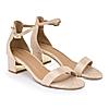 Rocia By Regal Gold Women Classic Gold Accent Block Heel Sandals