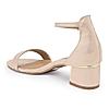 Rocia By Regal Gold Women Classic Gold Accent Block Heel Sandals