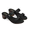 Rocia By Regal Black Women Classic Block Heel Sandals