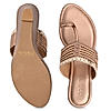 Rocia By Regal Rose Gold Women Kolhapuri Wedges