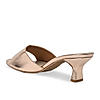 Rocia By Regal Rose Gold Women Diamond Embellished Kitten Heel Sandals