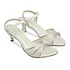 Rocia By Regal White Women Diamond Embellished Lace Stilettos