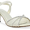 Rocia By Regal White Women Diamond Embellished Lace Stilettos