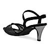 Rocia By Regal Black Women Diamond Embellished Lace Stilettos