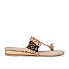 Rocia By Regal Rose Gold Women Laser Cut Flats