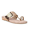 Rocia By Regal Rose Gold Women Laser Cut Flats