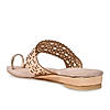 Rocia By Regal Rose Gold Women Laser Cut Flats