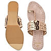 Rocia By Regal Rose Gold Women Laser Cut Flats