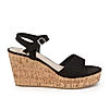 Rocia By Regal Black Women Classic Ankle Strap Platforms