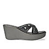 Rocia By Regal Grey Women Diamond Embellished Platforms