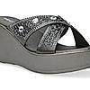 Rocia By Regal Grey Women Diamond Embellished Platforms