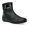 Rocia By Regal Black Women Ankle Length Flat Boots