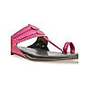 Rocia Pink Women Flat Kolhapuris