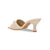 Rocia Beige Women Quilted Stilettos