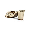 Rocia Gold Women High Bock Heels